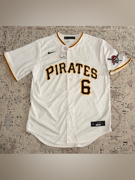 Nike Other - Nike Pittsburgh Pirates Konnor Griffin #6 White MLB Baseball Jersey Men’s Sz: M